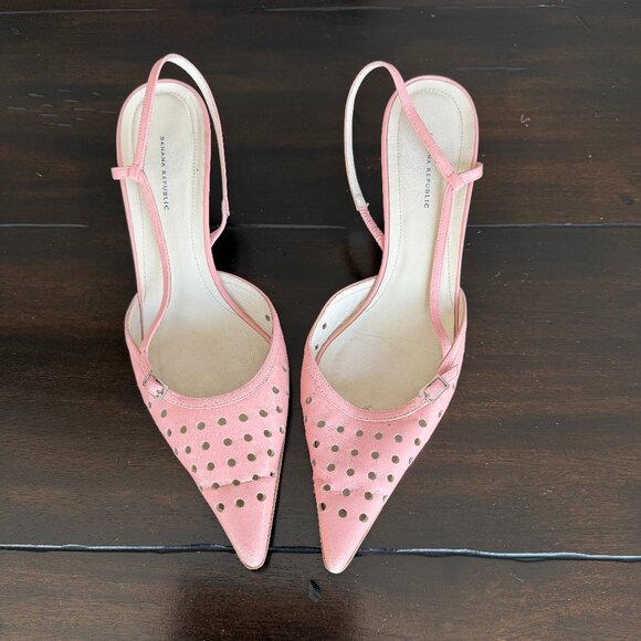 Banana Republic Classic Pink Slingback pump, 9M - Picture 2 of 4